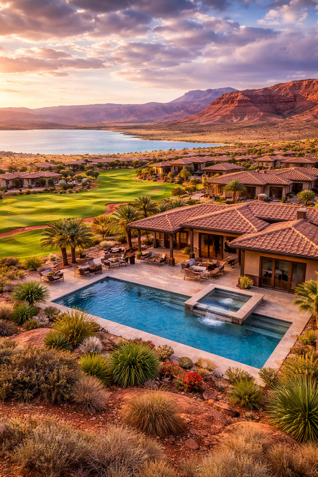 Living Near Sand Hollow Utah Luxury Home Desert Views Real Estate Hurricane Utah